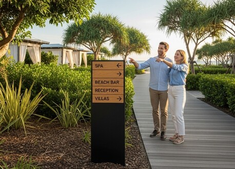 Brisbane, Business, Enhance Guest Experience With Clear Resort Wayfinding Signs