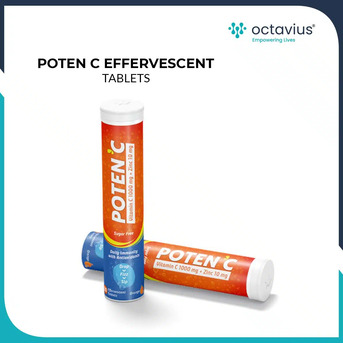 Ahmedabad, Health & Beauty Items, Poten-C Effervescent Tablets - Octavius Pharma