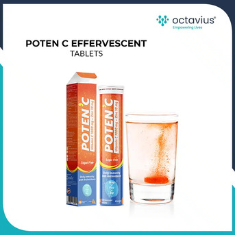 Ahmedabad, Health & Beauty Items, Poten-C Effervescent Tablets - Octavius Pharma
