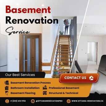 Ottawa, Construction, Ottawa Basement Renovation Services &ndash; Custom Designs, Affordable Pricing & Free Consultati