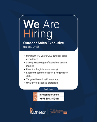 Dubai, Jobs, Sales Executive