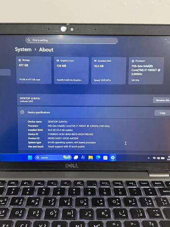 Khobar, Computers, SAR 1700,  Dell I7-11th Gen Touch Screen