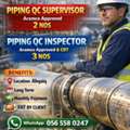 Piping QC Aramco Approved And CBT Passed &Piping QC Supervisor  Aramco Approved