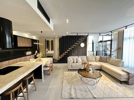 Abdoun, Apartments/Houses, JOD 180000/month,  Furnished,  2 BR,  Abdoun Duplex For Sale: Modern Masterpiece!