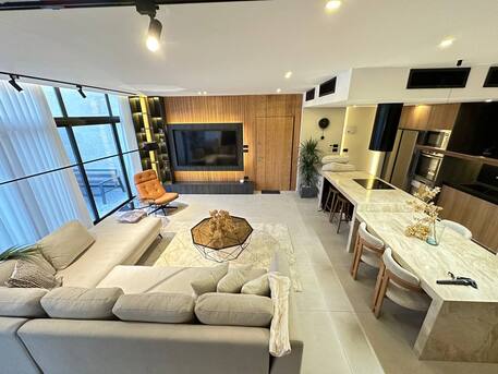 Abdoun, Apartments/Houses, JOD 180000/month,  Furnished,  2 BR,  Abdoun Duplex For Sale: Modern Masterpiece!