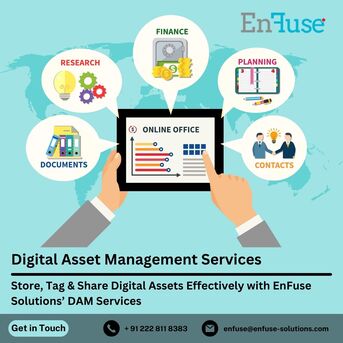 Mumbai, Marketing, Store, Tag & Share Digital Assets Effectively With EnFuse Solutions&rsquo; DAM Services