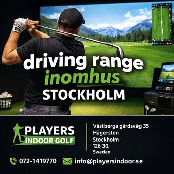 Stockholm, Business, Driving Range Inomhus Stockholm Hos Players Indoor Golf ?Ret Runt