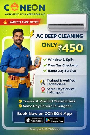 Gurgaon, Construction, AC Service In Gurgaon Made Easy &ndash; Book AC Repair Gurgaon On CONEON