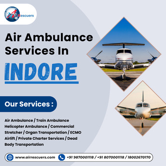 Mumbai, Health, Advanced Life-Support Air Ambulance Services In Indore