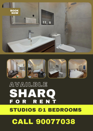 Sharq, Apartments/Houses, KWD 350450/month,  Studio,  40 Sq. Meter,  Apartments For Rent In Sharq Studios And 1 Bedrooms
