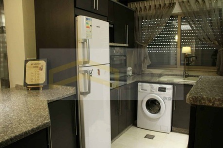 Amman, Apartments/Houses, JOD 11250/year,  Furnished,  3 BR,  70 Sq. Meter,  7th Circle: Furnished Ground Floor Apartment For Rent!