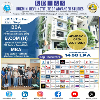 Mumbai, Education, Among The Best MBA Colleges In Delhi - RDIAS College