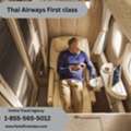 Which Routes Offer Thai Airways First Class Flights?