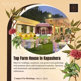 Mumbai, Event Planning, Top Farm House In Kapashera