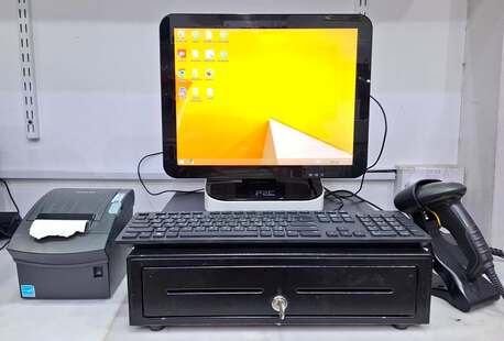 Manama, Electronics, BHD 139,  POS System Full Set Combo &ndash; 4GB RAM, 60GB SSD With Thermal Printer, Barcode Scanner & Cash