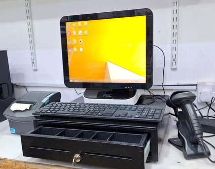 Manama, Electronics, BHD 139,  POS System Full Set Combo &ndash; 4GB RAM, 60GB SSD With Thermal Printer, Barcode Scanner & Cash