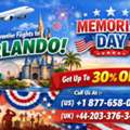 +1-877-658-0930 Direct Frontier Flights To Orlando For Memorial Day!