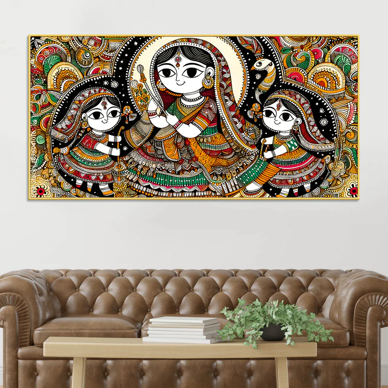 Mumbai, Furniture, INR 1999,  Timeless Beauty Of Madhubani Painting