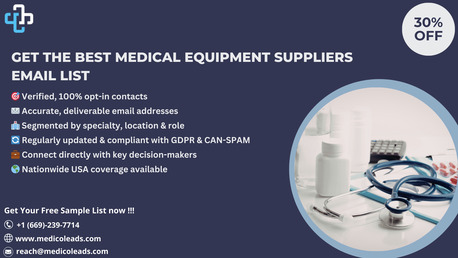 Quebec City, Business, Get The Best Medical Equipment Suppliers Email List
