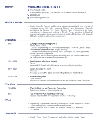 Jeddah, Job Seekers, Elv Engineer/ Technical Sales