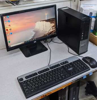 Manama, Computers, BHD 43,  Dell Core I5 3.1Ghz 8GB RAM 500GB HDD 19" Monitor Computer Set Win & Office Ready To Use