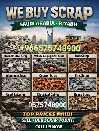 Buraidah, Items Wanted, We Are Metal Scraps Buyer Scraps Dealer In Riyahd 0575748900