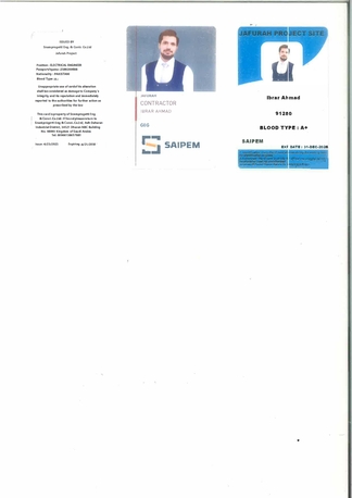 Riyadh, Job Seekers, Electrical QC Inspector (Aramco Project Experienced) Iqama Transferable