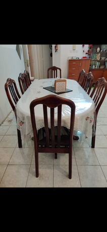 Riyadh, Furniture, SAR 900,  Dinning Table Set (with 8 Chairs) (wooden)