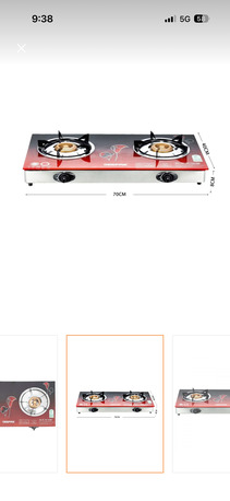 Jubail, Appliances, SAR 100,  Geepas Gas Stove 2 Burner