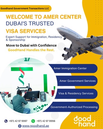 Dubai, Travel, Amer Services Dubai - Goodhand Government Transactions LLC