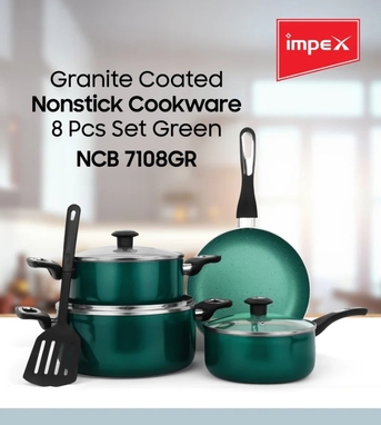 Al Mahdiyah, Appliances, SAR 200,  Impex Non Stick Cookware 8 Pcs Set
