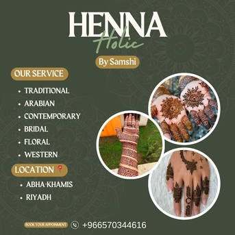 Abha, Job Seekers, Henna Artist