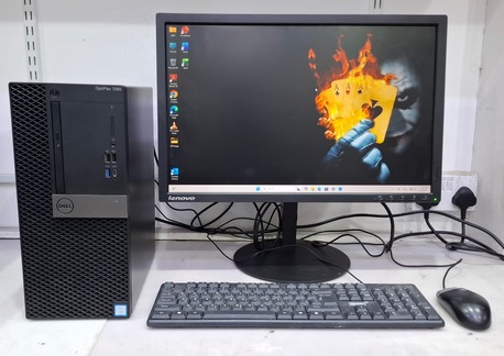 Manama, Computers, BHD 133,  DELL Core I7 6th Gen Computer Set 22" FHD Monitor 16GB RAM 256GB SSD+500GB HDD OS 11 Ready