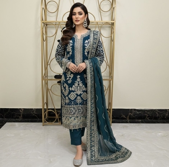 Thuqbah, Clothing & Accessories, SAR 265,  Ready To Wear Chiffon HeavyWorked+ Embellishments