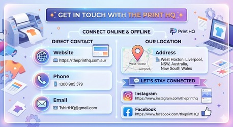Sydney, Business, Direct To Garment - DTG Digital Printing Sydney