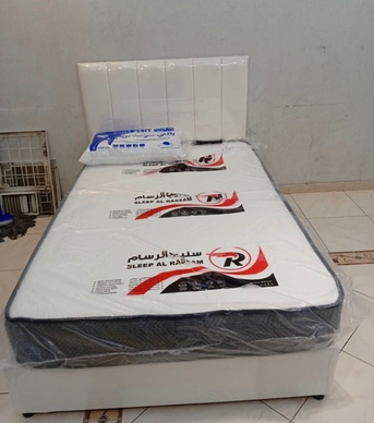 Jeddah, Furniture, SAR 3,  New Brand High Quality Medium Size Bed Frame With Mattress Available