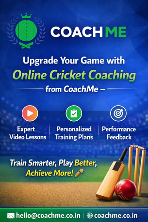 New Delhi, Education, Online Cricket Coaching By CoachMe &ndash; Train Smarter, Play Better