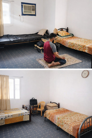 East Riffa, Bedspace Available, BHD 45/month,  2 Bed Spaces Available In 3 Seater Furnished Room With Attached Washroom