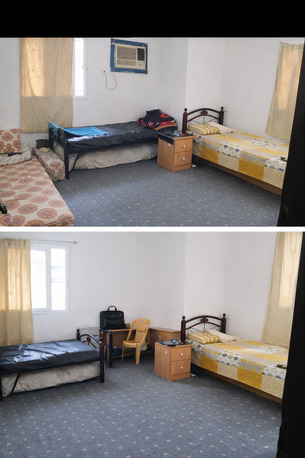 East Riffa, Rooms Available, BHD 45/month,  Furnished,  2 Bed Space Available In 3 Seater Furnished Room With Attached Washroom