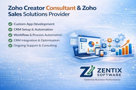Jaipur, Software Development, Zoho Creator Consultant & Zoho Sales Solutions Provider