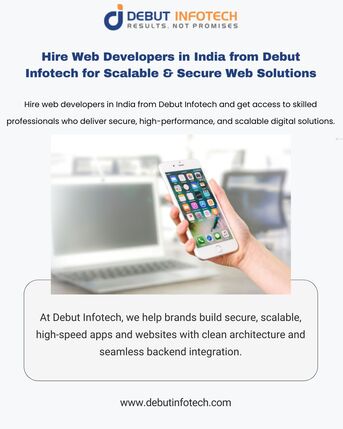 Washington DC, Mobile Apps, Hire Web Developers In India From Debut Infotech For Scalable & Secure Web Solutions