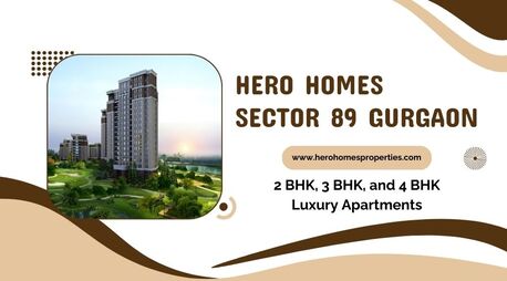 Gurgaon, Real Estate For Sale, Studio,  Hero Homes Sector 89 Gurgaon &ndash; Premium 2 And 3 BHK Flats For Modern Families