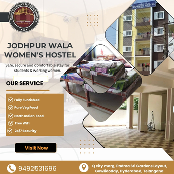 Hyderabad, Real Estate, Hostels With North Indian Food In Gowlidoddi