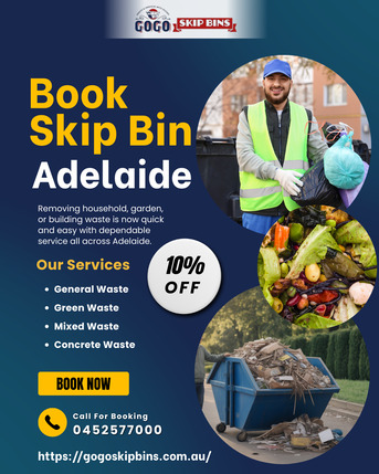 Sydney, Cleaning, Same-Day Garden Waste Skip Adelaide | GoGo Skip Bins