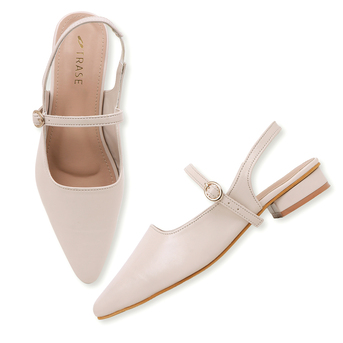 New Delhi, Clothing & Accessories, INR 799,  Stylish Mary Slingback Heels - Low Block Heels Women&rsquo;s Shoes, Vegan Leather, ₹799