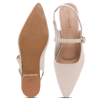 New Delhi, Clothing & Accessories, INR 799,  Stylish Mary Slingback Heels - Low Block Heels Women&rsquo;s Shoes, Vegan Leather, ₹799