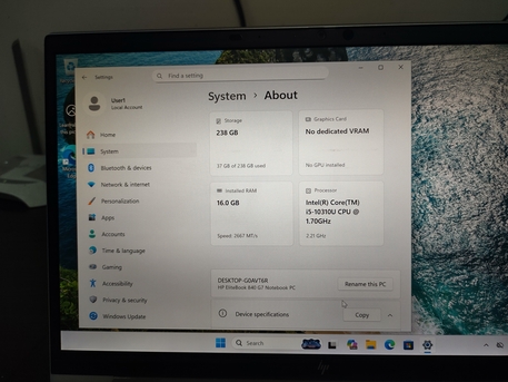 Khobar, Computers, SAR 950,  Hp Elitebook 11th Gen. For Sale