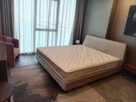 Hidd, Apartments/Houses, BHD 550/month,  2 BR,  Luxury 2BHK Sea View Flat In Hidd | Pool, Gym, WiFi | 550 BD With EWA