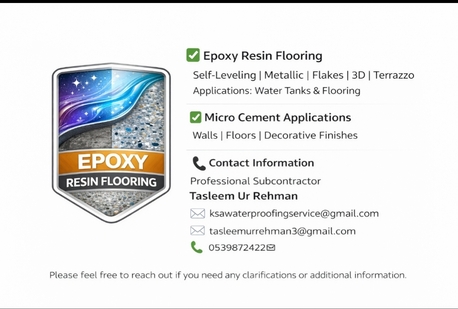 Dammam, Job Seekers, Waterproofing Subcontractor