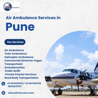 Pune, Health, Advanced Life-Support Air Ambulance Services In Pune